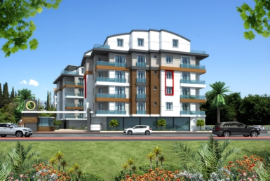 New built apartments in Hurma, close to the port of Antalya
