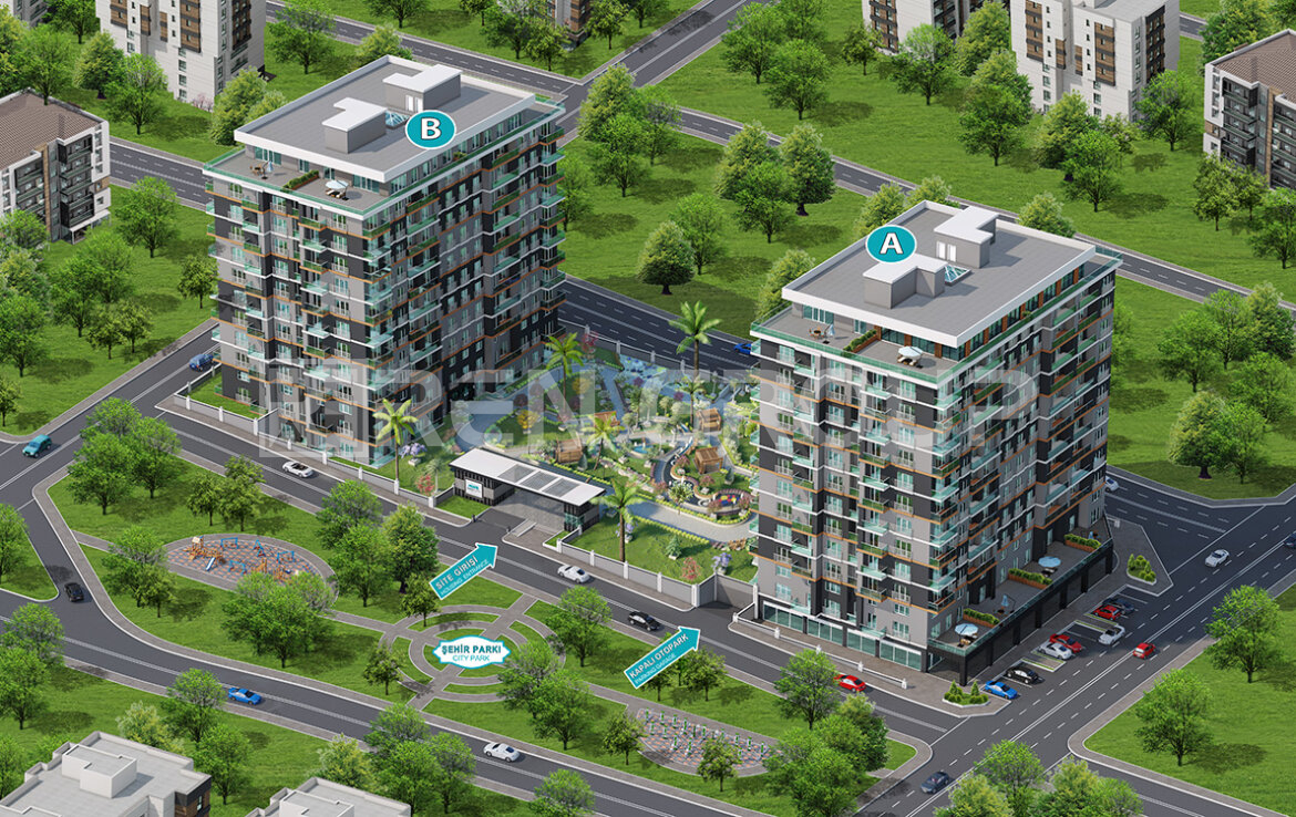 Residential complex in Istanbul buyukcekmece with Marmara views